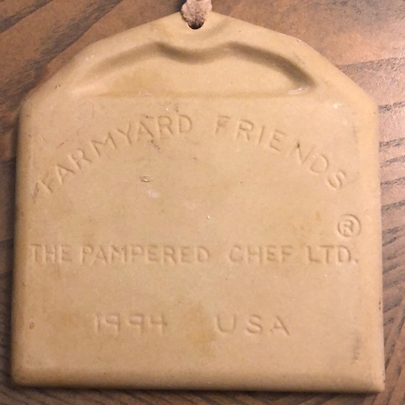 Vintage Pampered Chef stoneware farmyard Friends - Picture 2 of 5